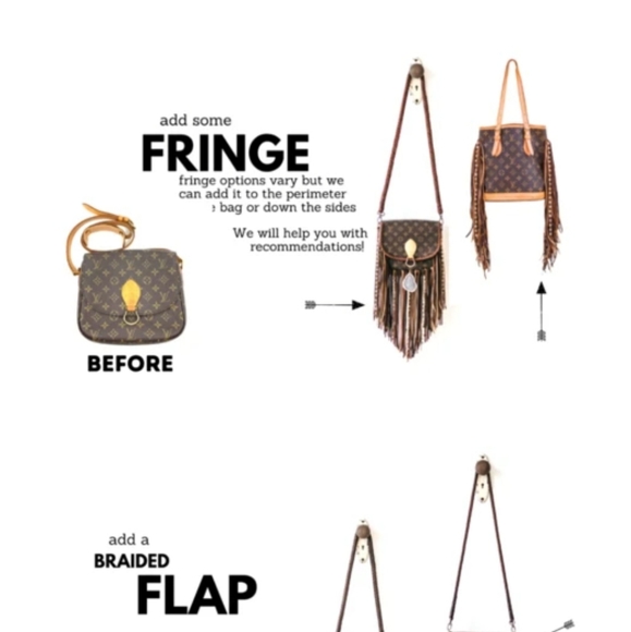 Louis Vuitton Fringe Tote - Picture 6 of 9